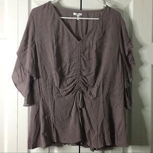 Women’s Maurices Lavender Grey Blouse